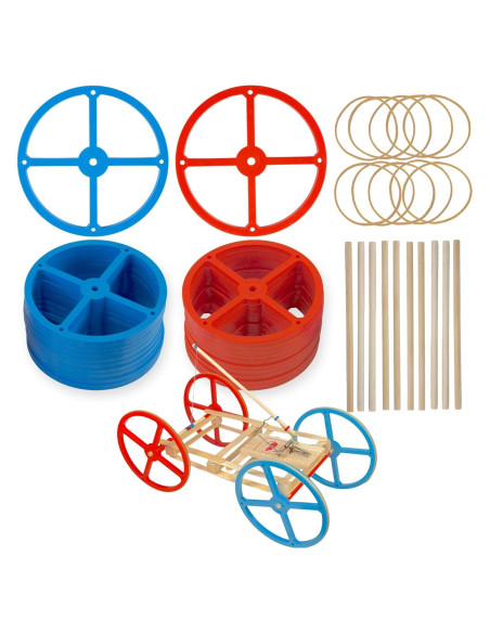 Ruedas de Plástico GF 12.07 cm para Proyectos de Ciencia