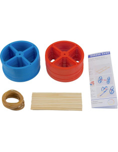 Ruedas de Plástico GF 12.07 cm para Proyectos de Ciencia 2