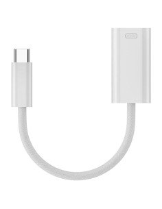 Adaptador AuviPal 3-en-1 USB C a Lightning - Carga, Datos y Audio