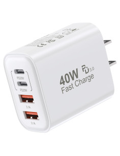 Cargador de Pared 40W 4 Puertos USB-C y USB-A Shenzhen