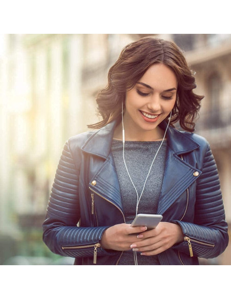 Paquete de 2 Adaptadores Lightning a 3.5mm MFi para iPhone