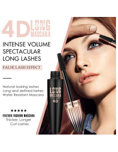 Máscara de Pestañas 4D Fiber FGHJ Negra a Prueba de Agua 30g 2