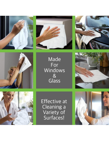 Paño de limpieza de microfibra AERAI GROUP 6 unidades sin rayas