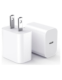Cargador Rápido USB-C 20W 2Pack BSTOEM para iPhone 16/15/14