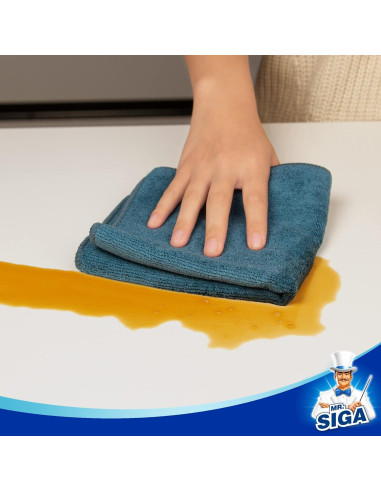 Paños de Microfibra MR.SIGA 35x40 cm, Paquete de 6