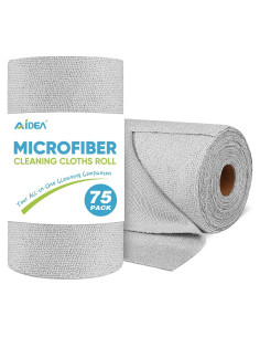 Paños de Limpieza de Microfibra AIDEA 75PK Gris 29.2x29.2cm