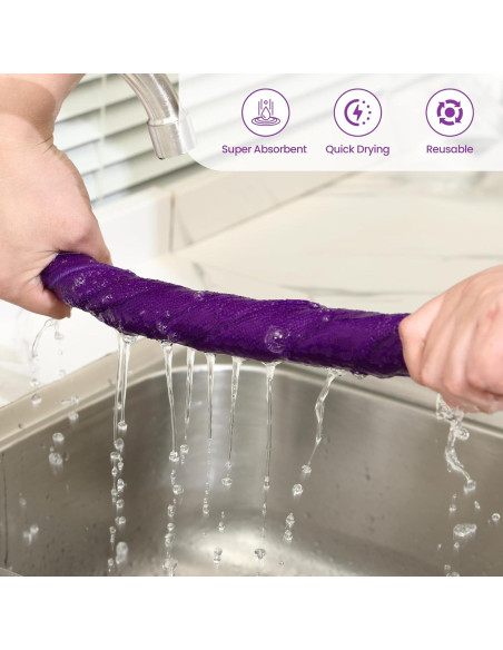 Paño de limpieza de microfibra GREEN POMELO - 12 unidades 40x40 cm