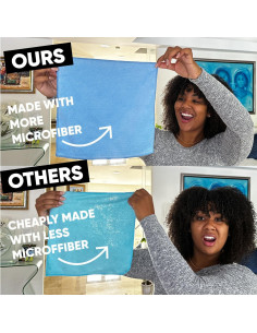 Paño de limpieza de microfibra Microfiber Wholesale - 12 unidades 2