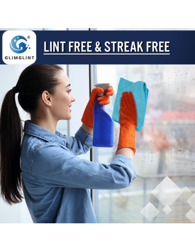 Paño de limpieza de microfibra GLIMGLINT, 150 unidades 35.56x30.48cm