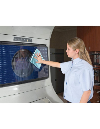 Paño de Microfibra Rubbermaid 40x40 cm Azul - Limpieza Vidrios