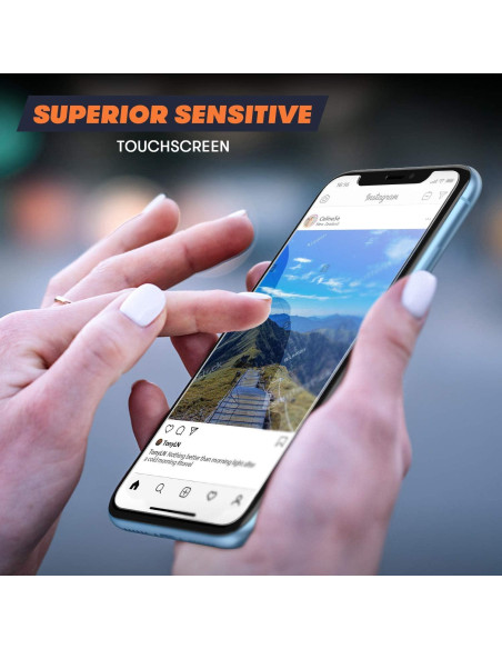 Protector de Pantalla Mkeke para iPhone 11/XR 6.1" Vidrio Templado 9H