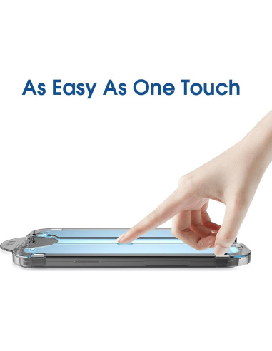 Protector de Pantalla amFilm para iPhone 15 Pro 6.1" 2+2