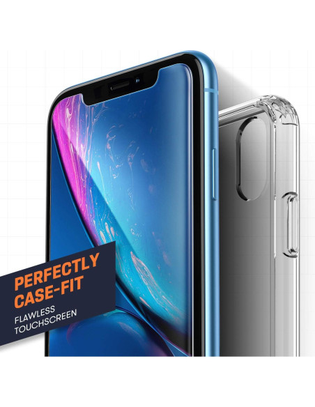 Protector de Pantalla Mkeke para iPhone 11/XR 6.1" Vidrio Templado 9H