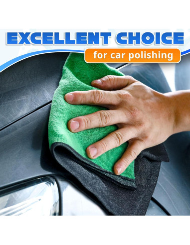 Paños de Limpieza de Microfibra VIKROM 30x30 cm - 5 Pcs