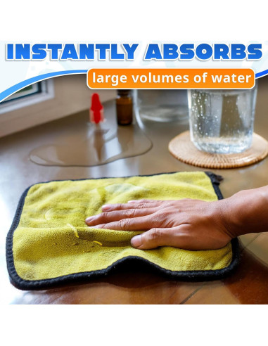 Paños de Limpieza de Microfibra VIKROM 30x30 cm - 5 Pcs