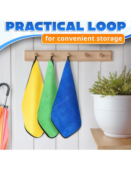 Paños de Limpieza de Microfibra VIKROM 30x30 cm - 5 Pcs