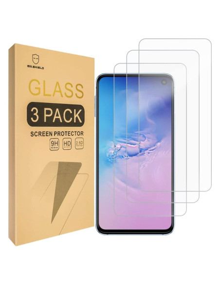 Protector de Pantalla Vidrio Templado Mr.Shield para Samsung Galaxy S10e - 3 PCS