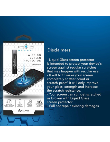Protector de Pantalla LIQUID GLASS Luvvitt Universal 49.9g