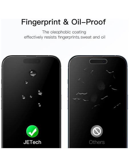 Protector de Pantalla JETech para iPhone 14 Pro Max 6.7" Vidrio Templado 9H Protector de Pantalla JETech para iPhone 14 Pro Max 6.7" Vidrio Templado 9H