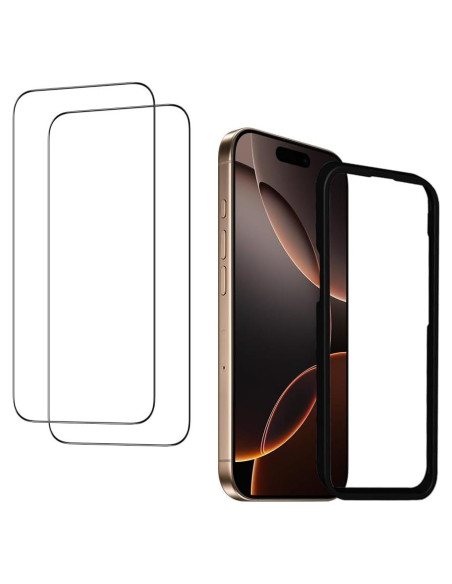 Protector de Pantalla Dureza 9H para iPhone 16 Pro 16.0 cm