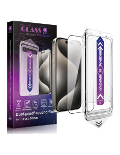 Protector de Pantalla Vidrio Templado 2 Pack SHANG PIN JIA iPhone 16 Pro