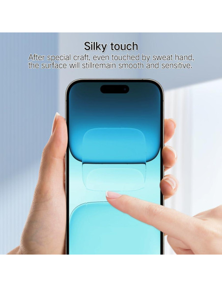 Protector de Pantalla Dureza 9H para iPhone 16 Pro 16.0 cm