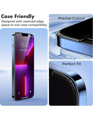 Protector de Pantalla UNBREAKcable para iPhone 14 Plus/13 Pro Max 2-Pack