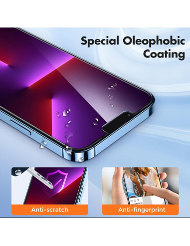 Protector de Pantalla UNBREAKcable para iPhone 14 Plus/13 Pro Max 2-Pack