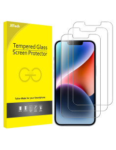 Protector de Pantalla JETech para iPhone 14 Plus 6.7" Vidrio Templado