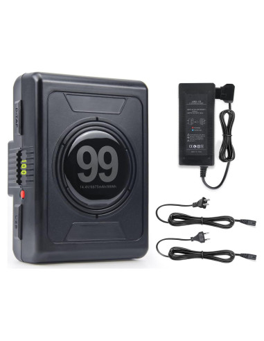 Batería de Montaje Dorado REYTRIC 99Wh 6875mAh con Cargador