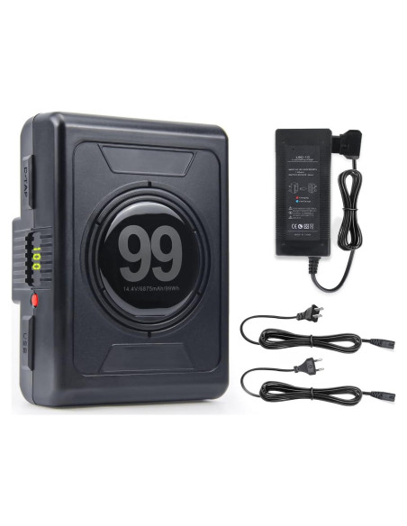 Batería de Montaje Dorado REYTRIC 99Wh 6875mAh con Cargador