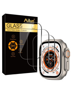 Protector de Pantalla Ailun para Apple Watch Ultra 49mm - Vidrio Templado