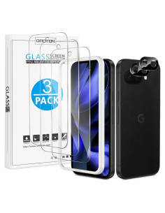 Protector de Pantalla OMOTON para Google Pixel 9a 6.3" + Lente