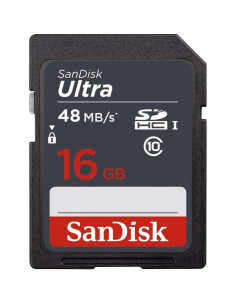 SanDisk Ultra 16GB Tarjeta de Memoria SDHC Clase 10 2