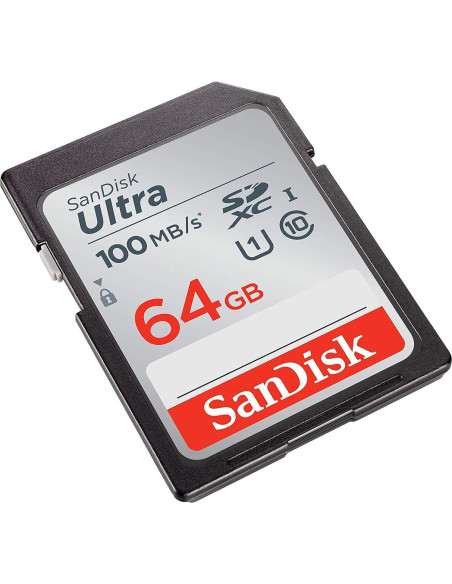 Paquete de 10 Tarjetas SD SanDisk Ultra 64GB UHS-I Clase 10