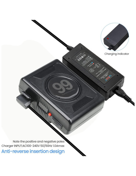 Batería de Montaje Dorado REYTRIC 99Wh 6875mAh con Cargador