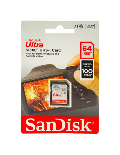 Tarjeta de Memoria SanDisk Ultra 64GB SDXC UHS-I 100MB/s