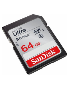 Tarjeta de Memoria SanDisk Ultra 64GB SDXC Clase 10 UHS-I