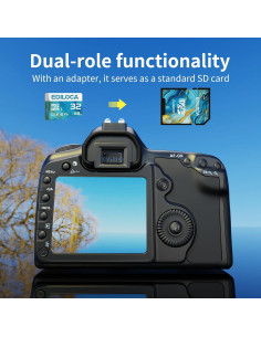 Tarjeta Micro SD 32GB PHISON UHS-I 90MB/s Adaptador SD 2