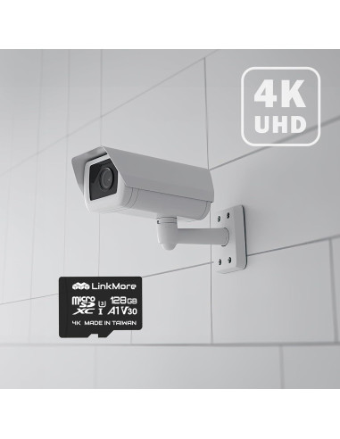 Tarjeta Micro SDXC LinkMore 128GB A1 UHS-I U3 V30 Clase 10