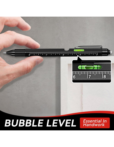 Bolígrafo Multitool 11 en 1 SYMNTEM con Luz LED