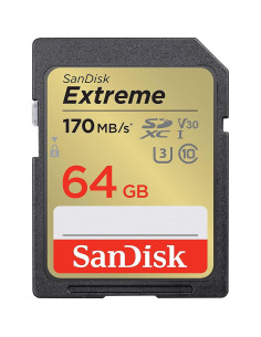 Paquete 5 Tarjetas SanDisk 64GB SDXC UHS-I 170MB/s + Lector 2