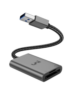 Lector de Tarjeta SD uni USB 3.0 Aluminio 2 Ranuras 5Gbps