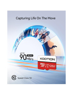 Tarjeta Micro SD 128GB KOOTION Paquete de 2 UHS-I C10 2