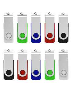 Unidad Flash USB 16GB KEXIN 10 Piezas Coloridas