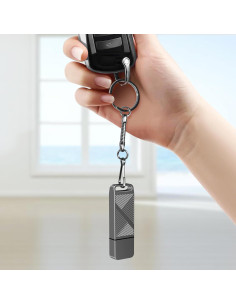 EASTBULL Unidad Flash USB 3.0 32GB con Adaptador USB C y Llavero 2