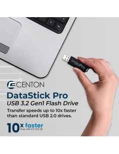Centon DataStick Pro USB 3.2 Gen1 32 GB - Paquete de 10 Unidades 2