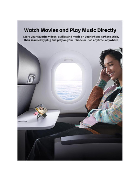 Unidad Flash USB 512GB Gulloe Rosa para iPhone y Android Unidad Flash USB 512GB Gulloe Rosa para iPhone y Android