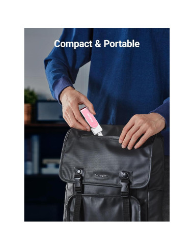 Unidad Flash USB 512GB Gulloe Rosa para iPhone y Android