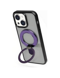 Soporte para teléfono NXVX purpurina plateada 360 rotatable